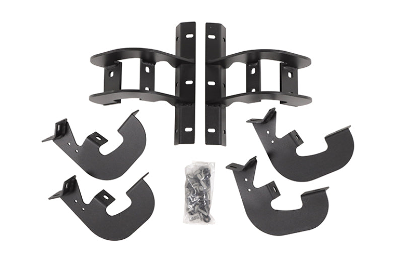 Dee Zee Hex Series Side Step Bracket Kit for 2019-2023 Chevrolet Silverado / GMC Sierra, part DZ 66340W