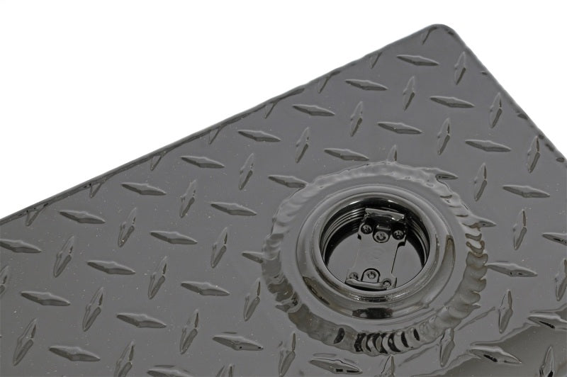Dee Zee 76-Gallon Black Black-Tread Aluminum Wedge Auxiliary Transfer Tank, part DZ 92556B