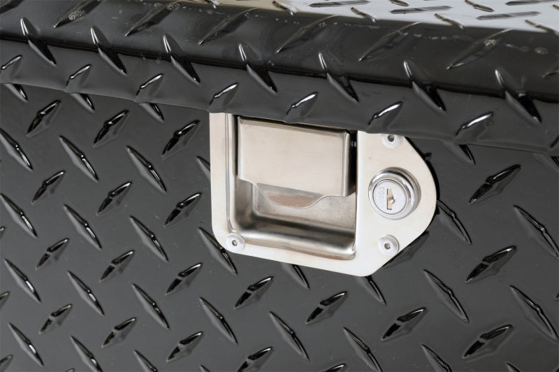Dee Zee 92-Gallon Black Black-Tread Aluminum Transfer Tank & Tool Box Combo, part DZ 92647B