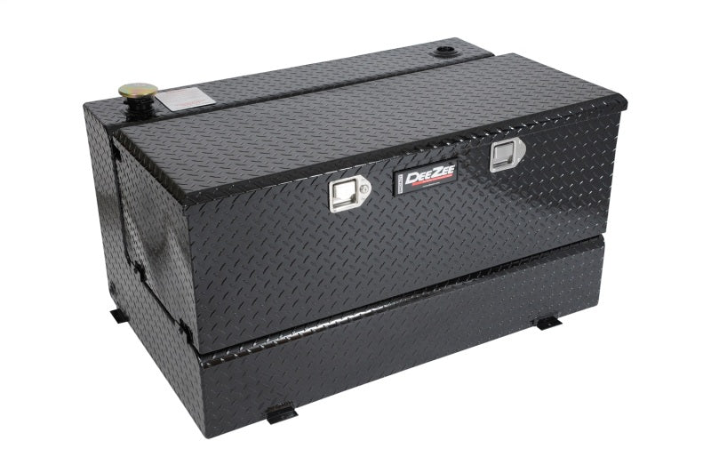 Dee Zee 111-Gallon Black-Tread Aluminum Transfer Tank & Tool Box Combo, part DZ 92656B