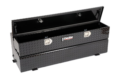Dee Zee 43-Gallon Black Black-Tread Aluminum Transfer Tank & Tool Box Combo, part DZ 92740B