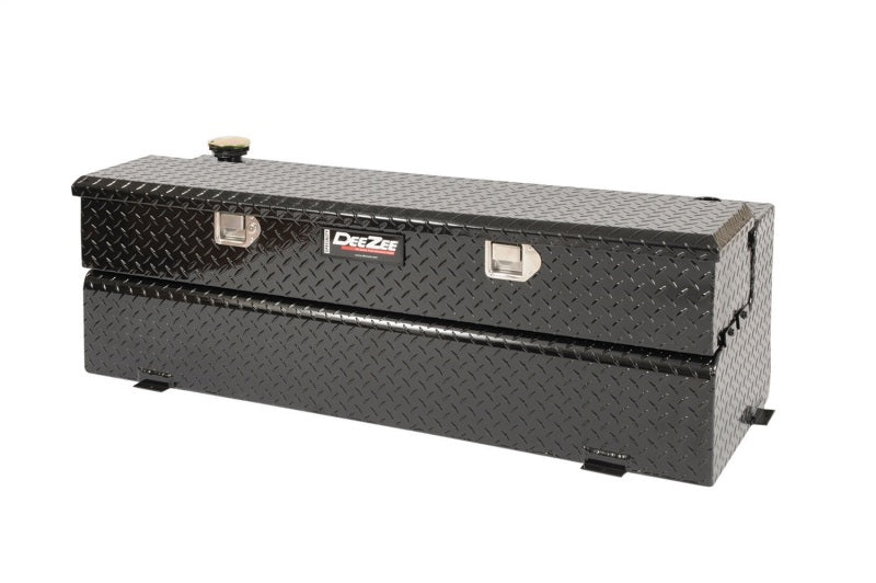 Dee Zee 43-Gallon Black Black-Tread Aluminum Transfer Tank & Tool Box Combo, part DZ 92740B