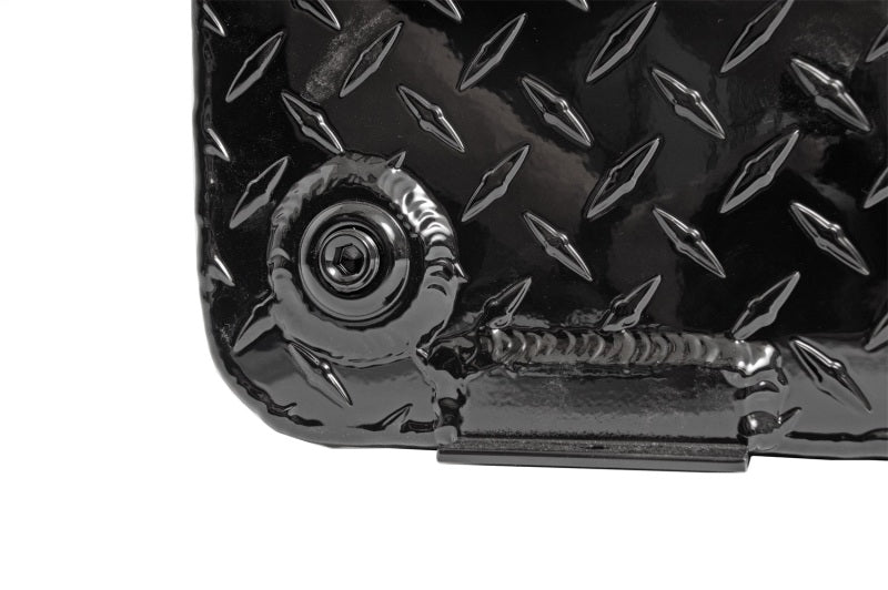 Dee Zee 43-Gallon Black Black-Tread Aluminum Transfer Tank & Tool Box Combo, part DZ 92740B