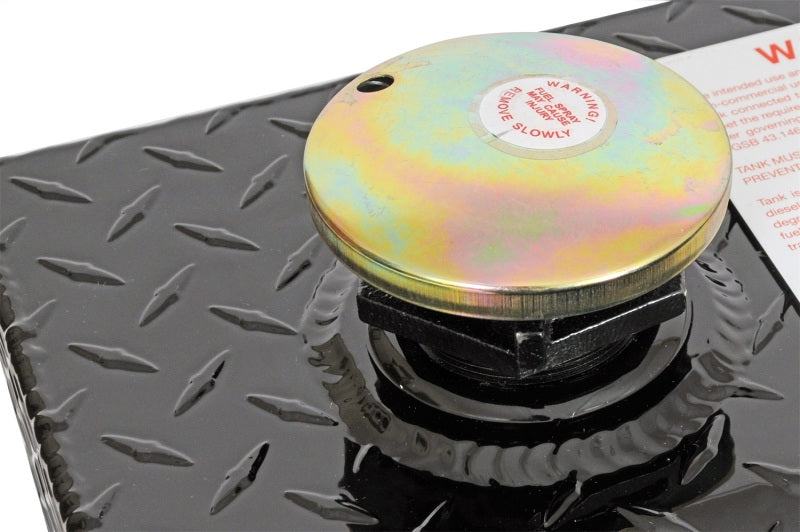 Dee Zee 92-Gallon Black Black-Tread Aluminum L-Shaped Auxiliary Transfer Tank, part DZ 92747B