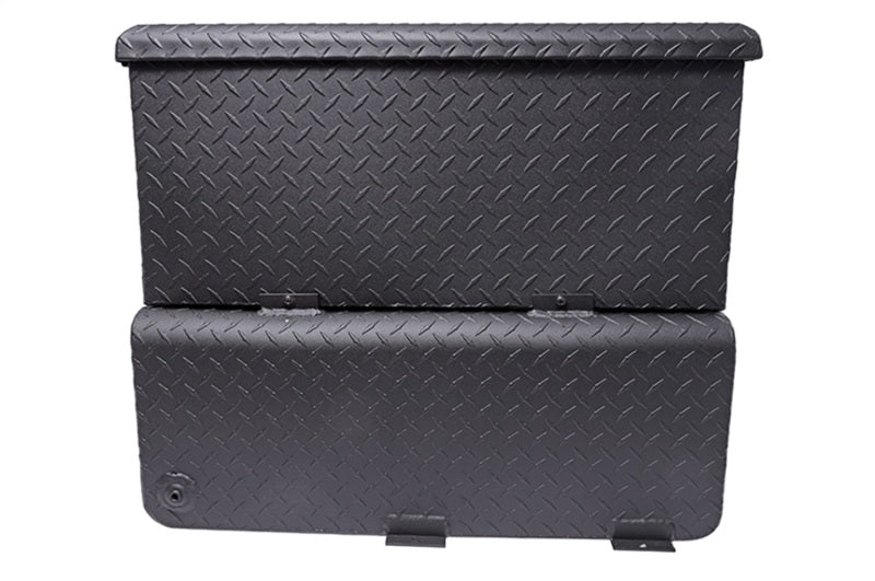 Dee Zee 62-Gallon Black Brite-Tread Aluminum Transfer Tank & Tool Box Combo, part DZ 92847TB