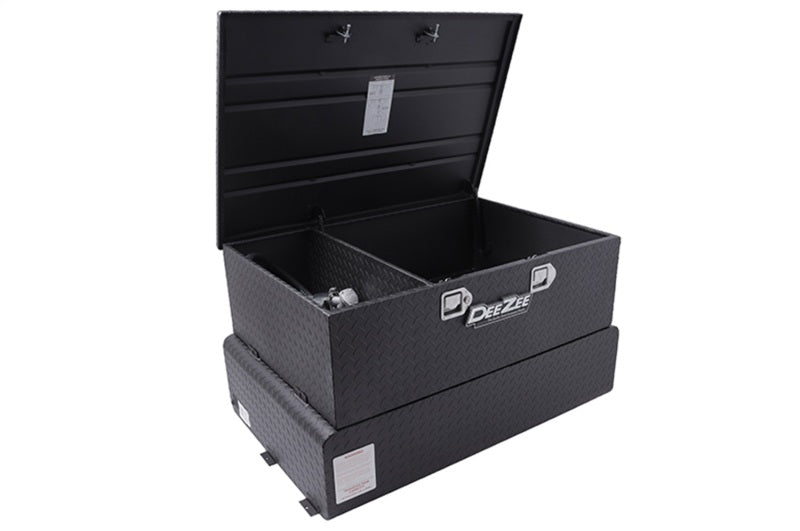 Dee Zee 75-Gallon Black Brite-Tread Aluminum Transfer Tank & Tool Box Combo, part DZ 92856TB