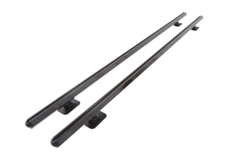 Dee Zee Hex Series Gloss Black Aluminum Truck Bed Side Rails for 2014-2023 Chevrolet Silverado / GMC Sierra, part DZ 99703B