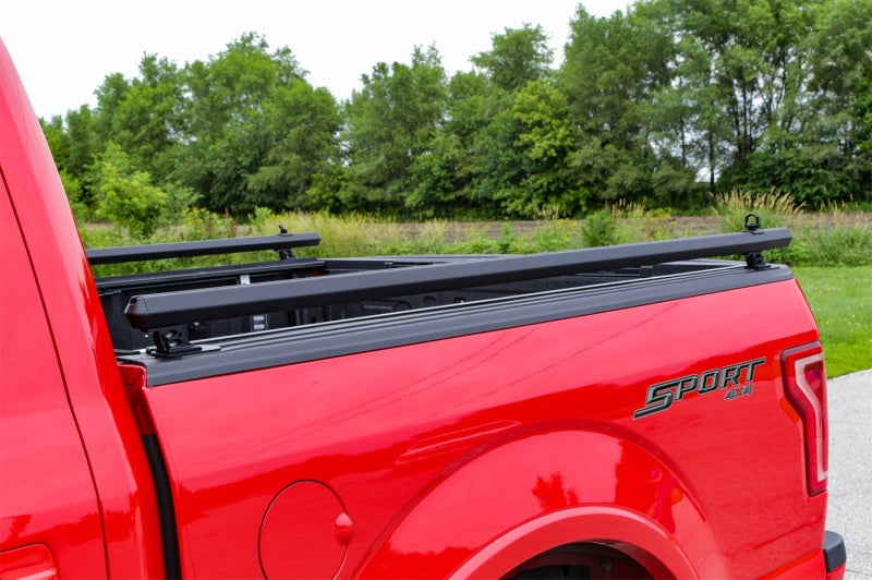 Dee Zee Hex Series Textured Black Aluminum Truck Bed Side Rails for 2003-2023 Dodge Ram / Ram trucks, part DZ 99705TB