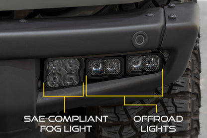 Diode Dynamics Stage Series Sport Fog Light Kit for 2021-2025 Ford Bronco - DD7178