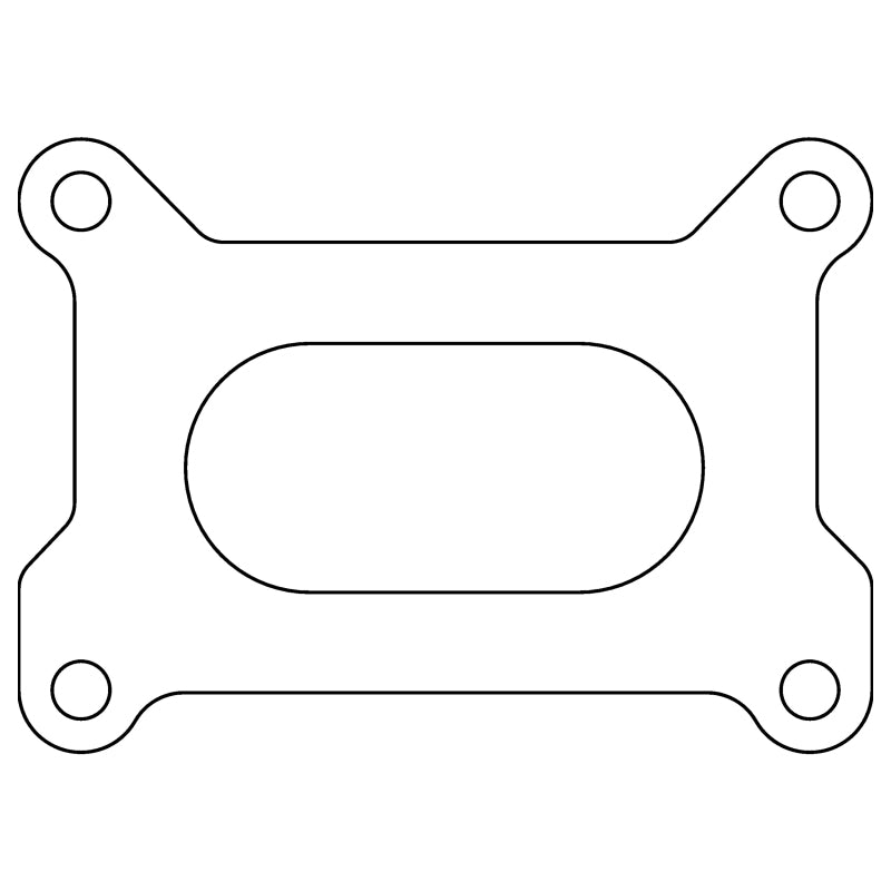 Cometic Holley 2 Barrel 500 CFM .039in Fiber Carburetor Gasket - 3.640in x 1.750in - Open Plenum