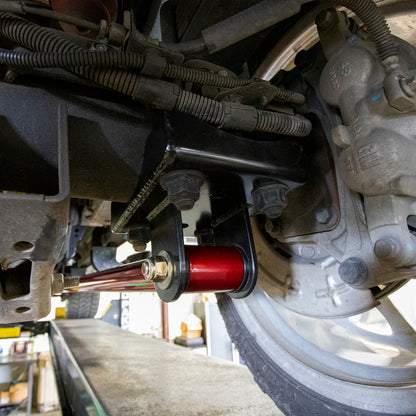 Wehrli 20-25 Chevy & GMC Duramax RCLB/CCSB/ECSB 68in. Traction Bar Kit - WCFab Grey - WCF100876-GRY