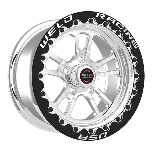Weld S70 RT-S 15x10in / 5x115 BP / 6.5in. BS - Polished Center - Polished Shell Wheel