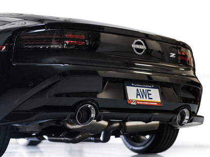 AWE 2023 Nissan Z RZ34 RWD Touring Edition Catback Exhaust System w/ Chrome Silver Tips AWE Tuning