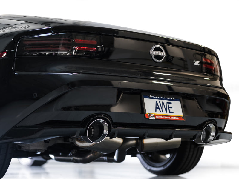 AWE 2023 Nissan Z RZ34 RWD Track Edition Catback Exhaust System w/ Chrome Silver Tips AWE Tuning