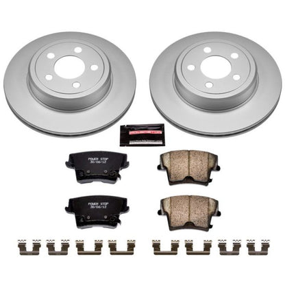 Power Stop 05-19 Chrysler 300 Rear Z17 Evolution Geomet Coated Brake Kit PowerStop