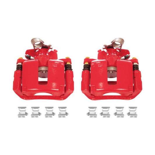 Power Stop 13-17 Ford Explorer Rear Red Calipers w/Brackets - Pair PowerStop