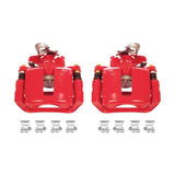 Power Stop 13-17 Ford Explorer Rear Red Calipers w/Brackets - Pair