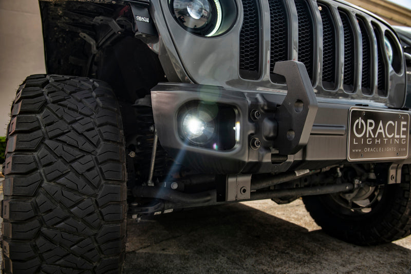 Oracle Jeep Wrangler JK/JL/JT High Performance W LED Fog Lights - ColorSHIFT w/o Controller ORACLE Lighting