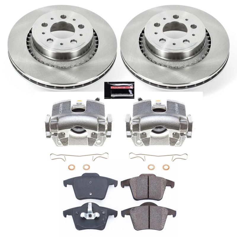 Power Stop 03-14 Volvo XC90 Rear Autospecialty Brake Kit w/Calipers PowerStop