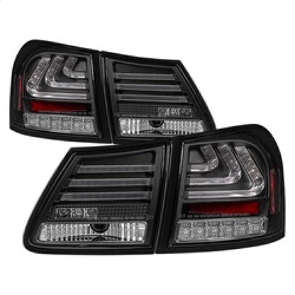 Spyder 07-11 Lexus GS 350 LED Tail Lights Black ALT-YD-LGS06-LED-BK SPYDER