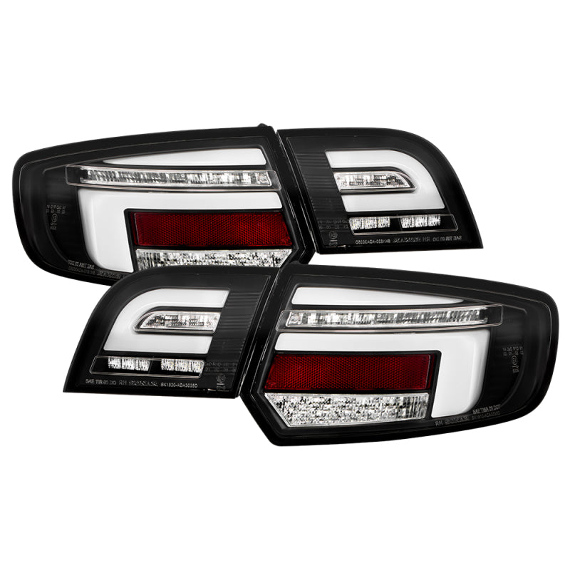 Spyder 09-13 Audi A3 Full LED Tail Lights - Black (ALT-YD-AA309-LED-BK) SPYDER