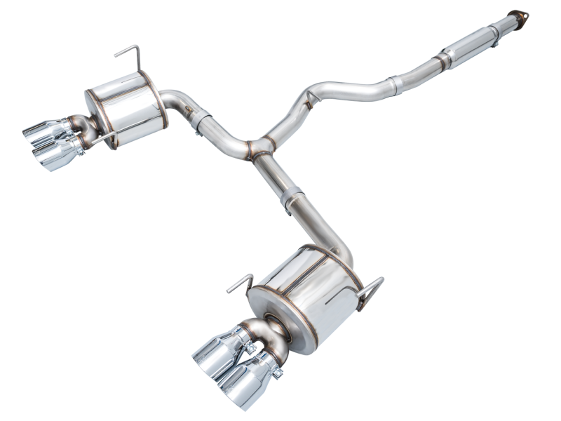 AWE Tuning 2022+ VB Subaru WRX Touring Edition Exhaust - Chrome Silver Tips AWE Tuning