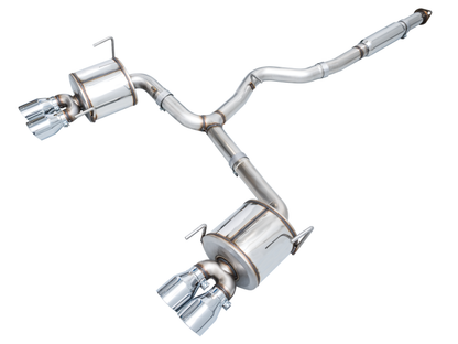 AWE Tuning 2022+ VB Subaru WRX Touring Edition Exhaust - Chrome Silver Tips AWE Tuning