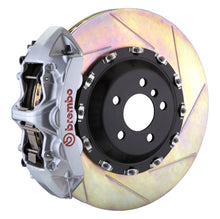 Load image into Gallery viewer, Brembo 03-13 Flying Spur Front GT BBK 6 Piston Cast 411x34 2pc Rotor Slotted Type1 -Silver