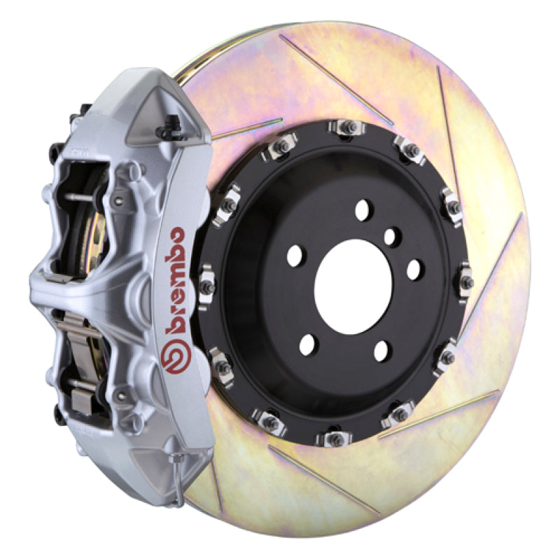 Brembo 10-19 Ghost Front GT BBK 6 Piston Cast 411x34 2pc Rotor Slotted Type-1-Silver Brembo