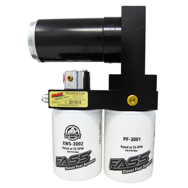 FASS 08-10 Ford F250/F350 Powerstroke 250gph/8-10psi Titanium Fuel Air Separation System TS F16 250G