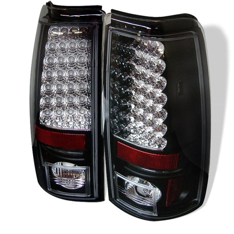 Spyder Chevy Silverado 1500 99-02 (Not Fit Stepside) LED Tail Lights Blk ALT-YD-CS99-LED-BK SPYDER