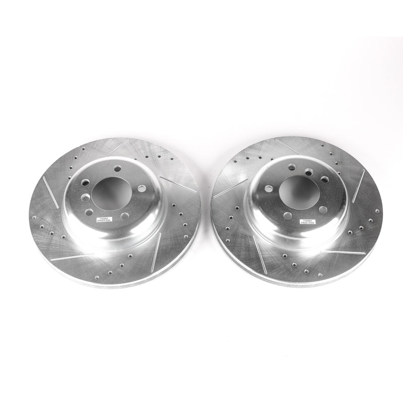 Power Stop 08-10 BMW 535i Front Evolution Drilled & Slotted Rotors - Pair PowerStop