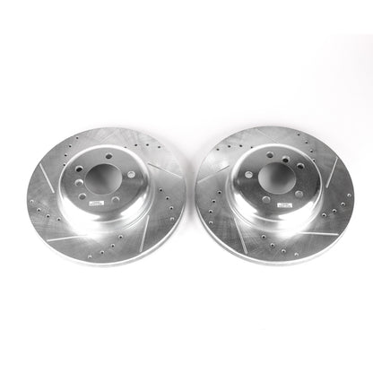 Power Stop 08-10 BMW 535i Front Evolution Drilled & Slotted Rotors - Pair PowerStop