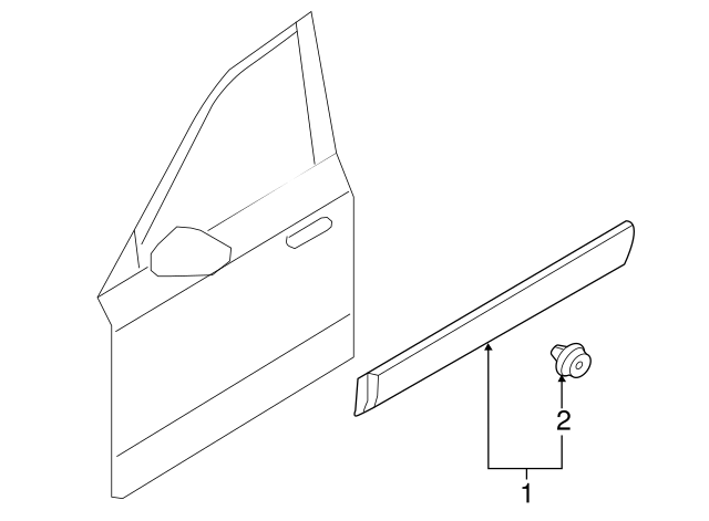 Genuine OEM Volvo Clip (30622612) X1