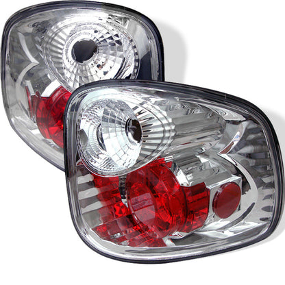Spyder Ford F150 Flareside 01-03 (Not Fit Supercrew)Euro Style Tail Lights Chrome ALT-YD-FF15001FS-C SPYDER
