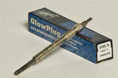 DieselRx DRX00138 Glow Plug – Dual Coil, 12V | Fits 1995–2003 Ford 7.3L Powerstroke