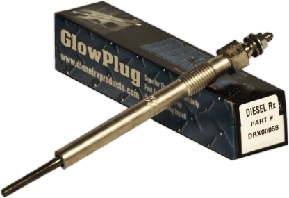 DieselRx DRX00058 Glow Plug, Dual Coil, Self Regulating - 2001-2005 Chevy/GMC 6.6L