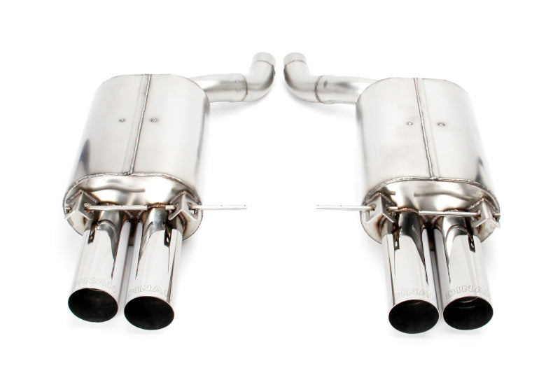 Dinan D660-0009A Free Flow axle-back exhaust for 2006-2010 BMW E60 M5 with quad polished 3.5-inch tips