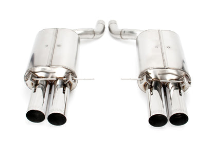 Dinan D660-0009A Free Flow axle-back exhaust for 2006-2010 BMW E60 M5 with quad polished 3.5-inch tips