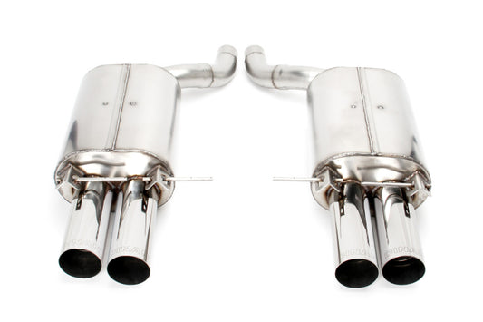 Dinan D660-0009A Free Flow axle-back exhaust for 2006-2010 BMW E60 M5 with quad polished 3.5-inch tips