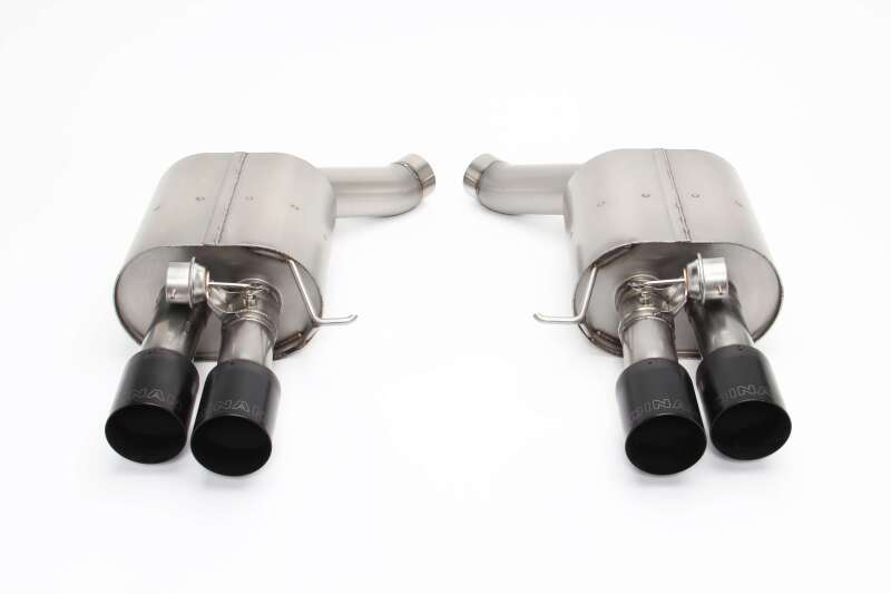 Dinan D660-0044-BLK Free Flow axle-back exhaust for 2013-2016 BMW F10 M5 with quad black ceramic 3.5-inch tips