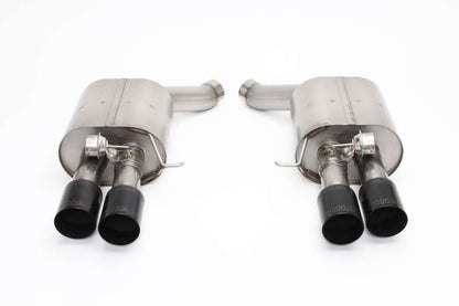 Dinan D660-0044-BLK Free Flow axle-back exhaust for 2013-2016 BMW F10 M5 with quad black ceramic 3.5-inch tips