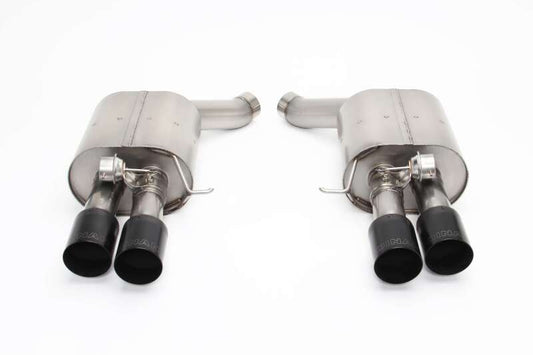 Dinan D660-0044-BLK Free Flow axle-back exhaust for 2013-2016 BMW F10 M5 with quad black ceramic 3.5-inch tips
