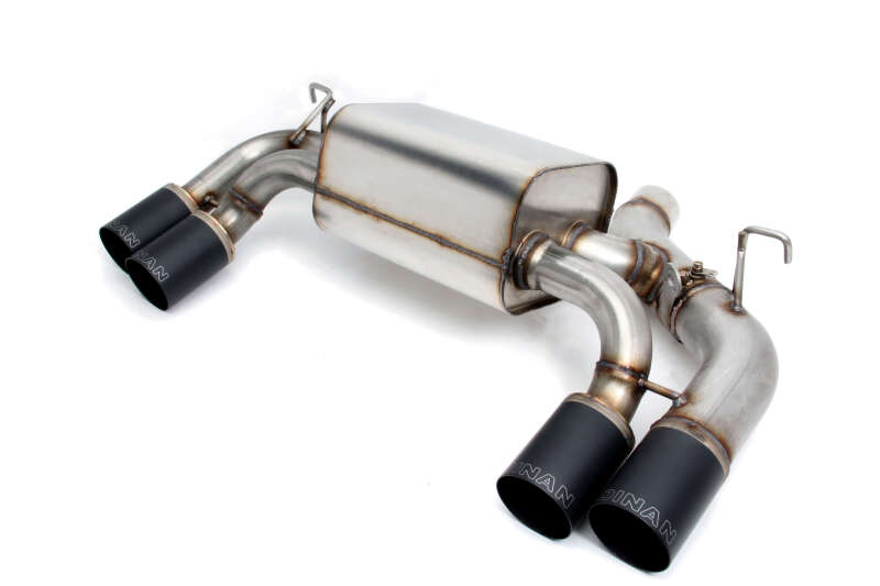Dinan D660-0056-BLK Free Flow axle-back exhaust for 2016-2018 BMW F87 M2 with quad black ceramic tips