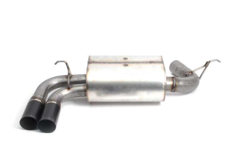 Dinan D660-0069-BLK Free Flow axle-back exhaust for BMW 330i and 430i with twin black ceramic 3-inch tips