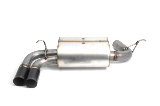 Dinan D660-0069-BLK Free Flow axle-back exhaust for BMW 330i and 430i with twin black ceramic 3-inch tips