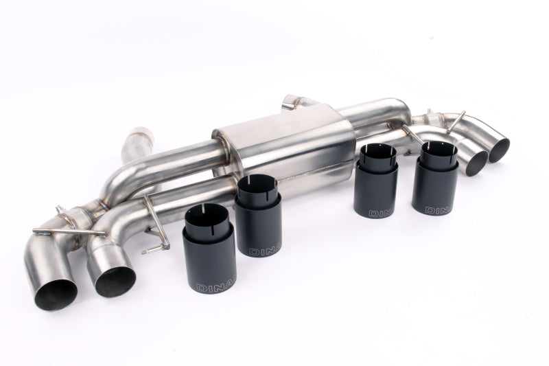 Dinan D660-0079 Free Flow axle-back exhaust for 2018-2023 BMW F90 M5 with quad polished 4-inch tips