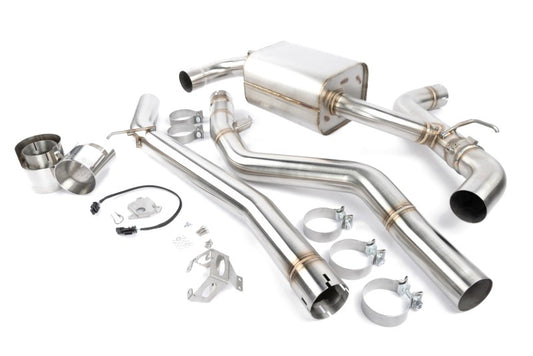 Dinan D660-0096 valved cat-back exhaust for 2020-2026 Toyota GR Supra 3.0 with polished 4.5-inch tips