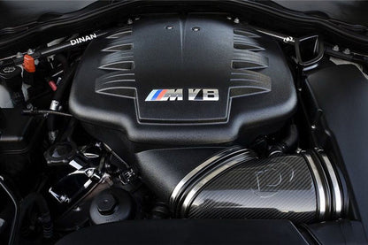 Dinan D760-0024 carbon fiber intake tube for 2008-2013 BMW E90 E92 and E93 M3 with rubber connecting hoses