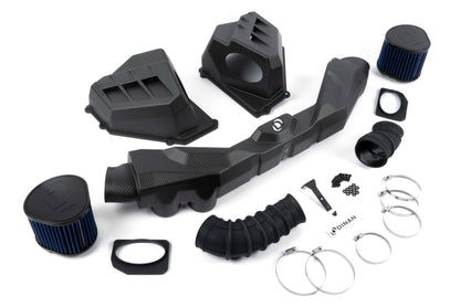 Dinan D760-0063-B matte carbon fiber cold air intake for BMW G80 M3 G82 G83 M4 and G87 M2